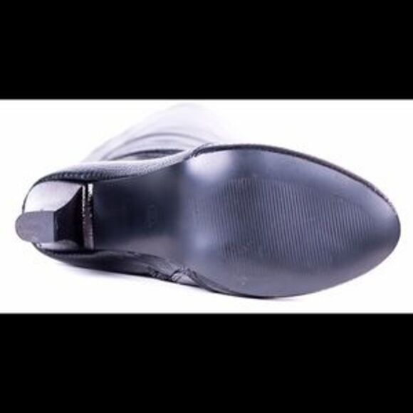 Women's Faux Leather Tall Boots - Picture 3 of 4